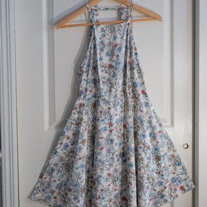 Brave Soul High Neck Floral Skater Dress